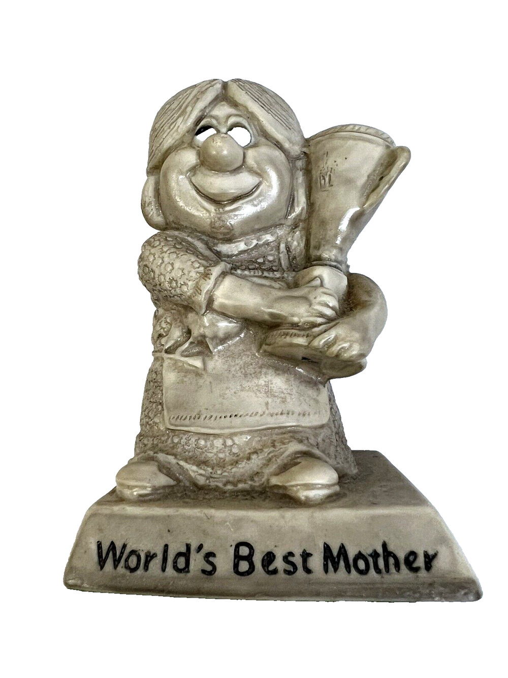 World's Best Mother Figurine Wallace & Russ Berrie Co's Resin Statues Vintage